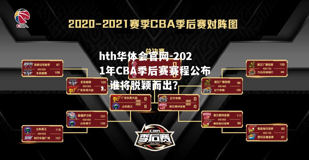 2021年CBA季后赛赛程公布，谁将脱颖而出？