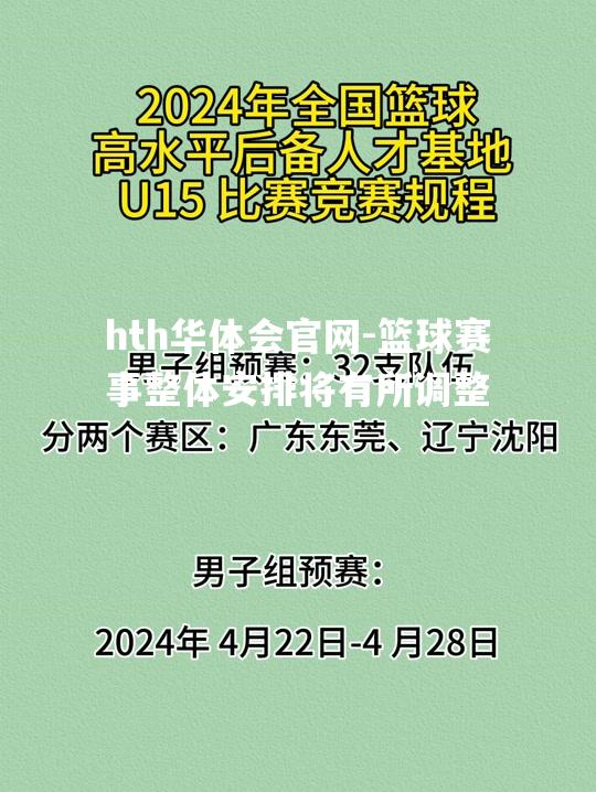 篮球赛事整体安排将有所调整